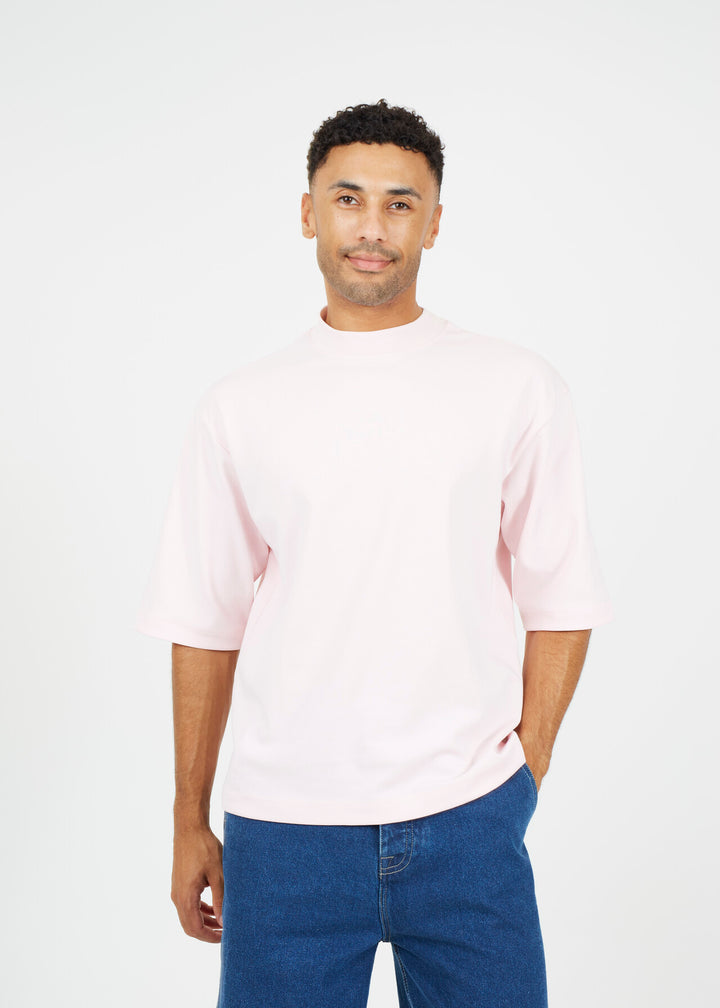 MOCK NECK OVERSIZED T-SHIRT