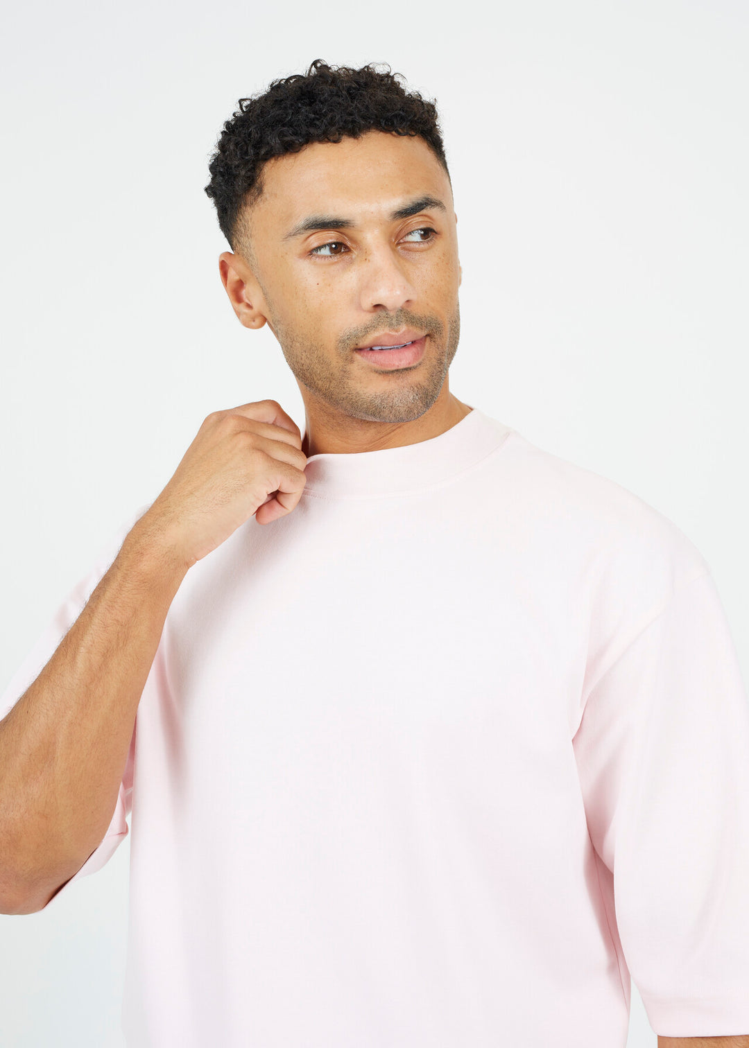 MOCK NECK OVERSIZED T-SHIRT