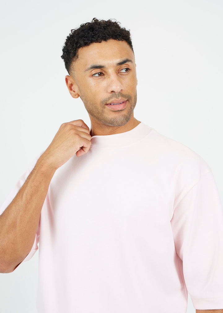 MOCK NECK OVERSIZED T-SHIRT