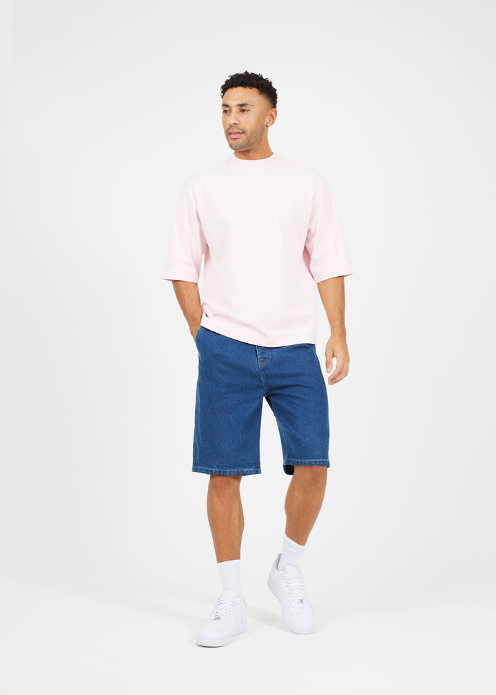 MOCK NECK OVERSIZED T-SHIRT