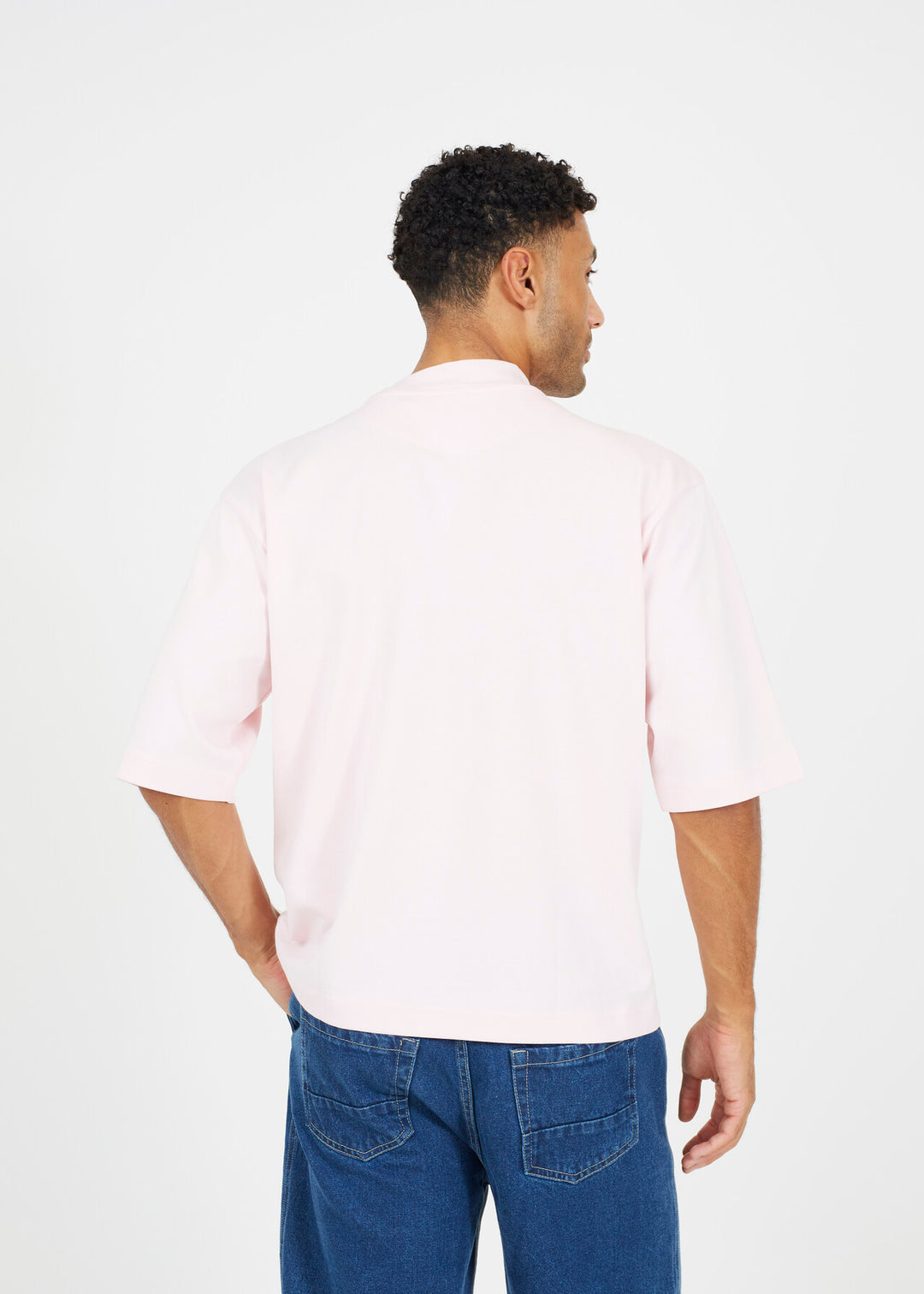 MOCK NECK OVERSIZED T-SHIRT
