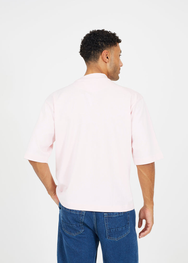 MOCK NECK OVERSIZED T-SHIRT