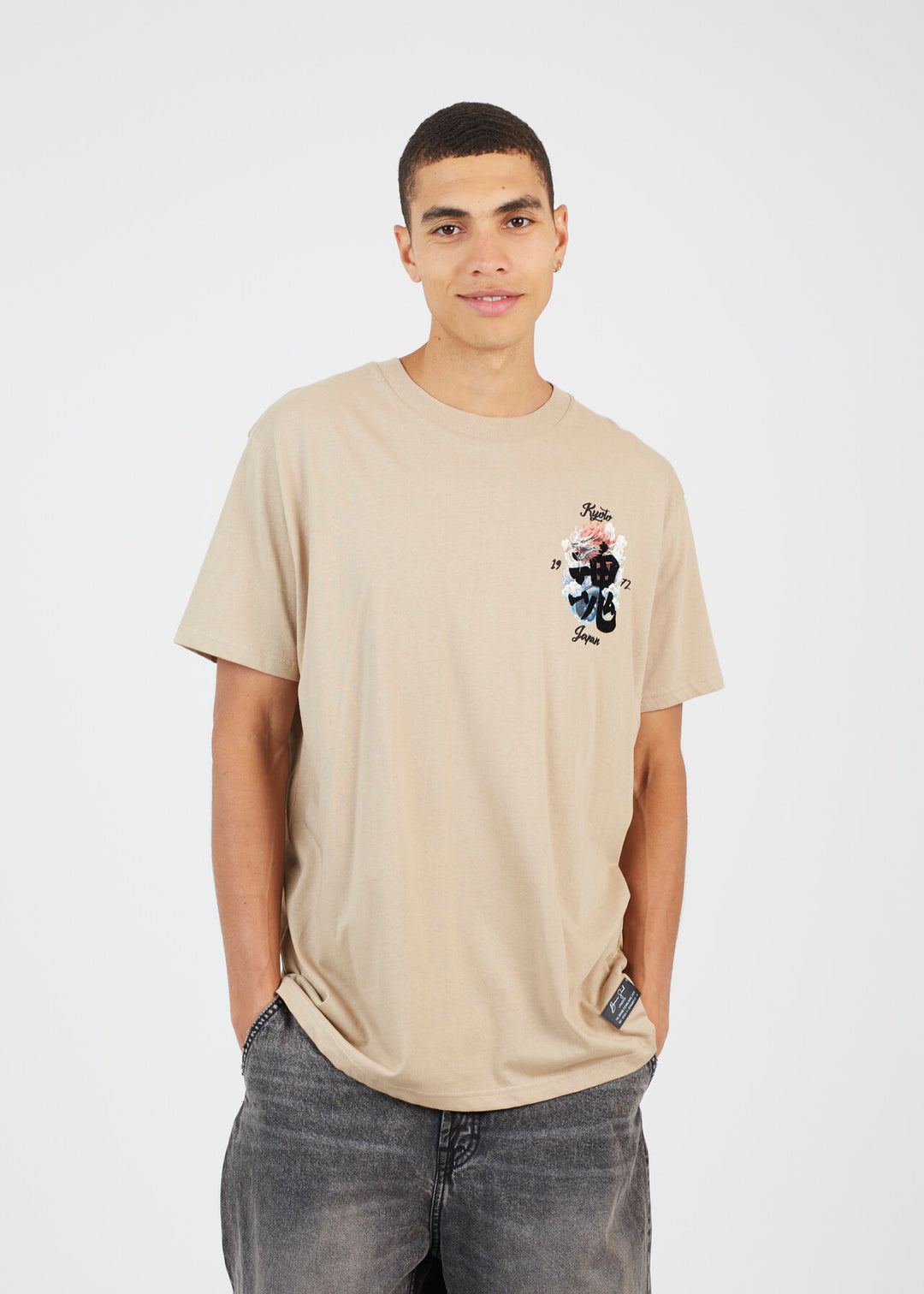 'KYOTO' BACK PRINTED OVERSIZED T-SHIRT