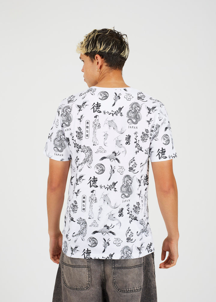 ORITENTAL PRINTED T-SHIRT