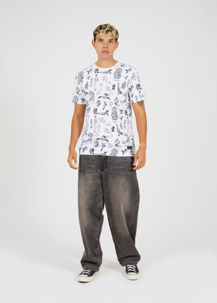 ORITENTAL PRINTED T-SHIRT