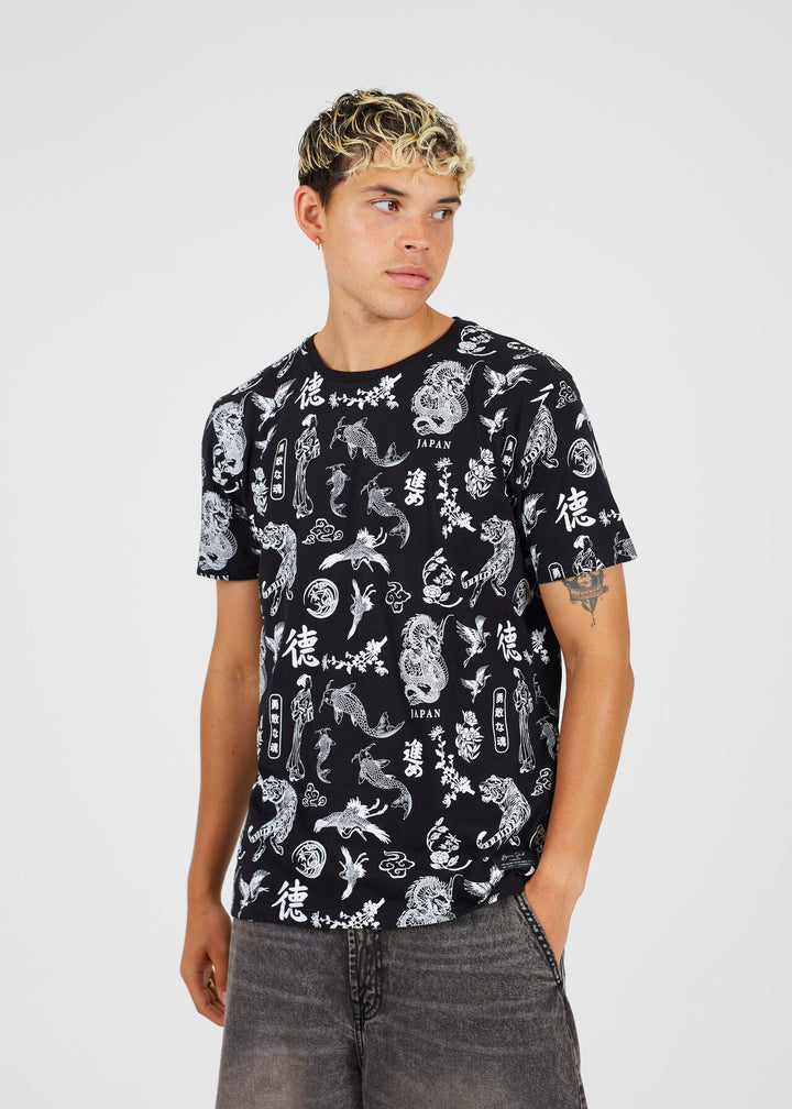 ORITENTAL PRINTED T-SHIRT