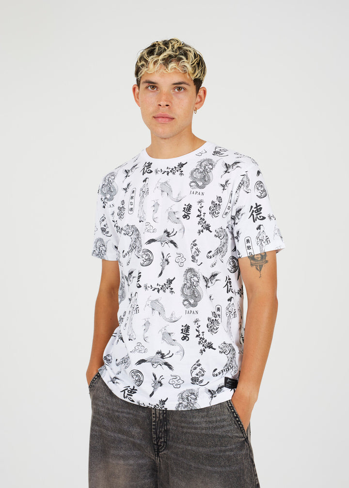 ORITENTAL PRINTED T-SHIRT
