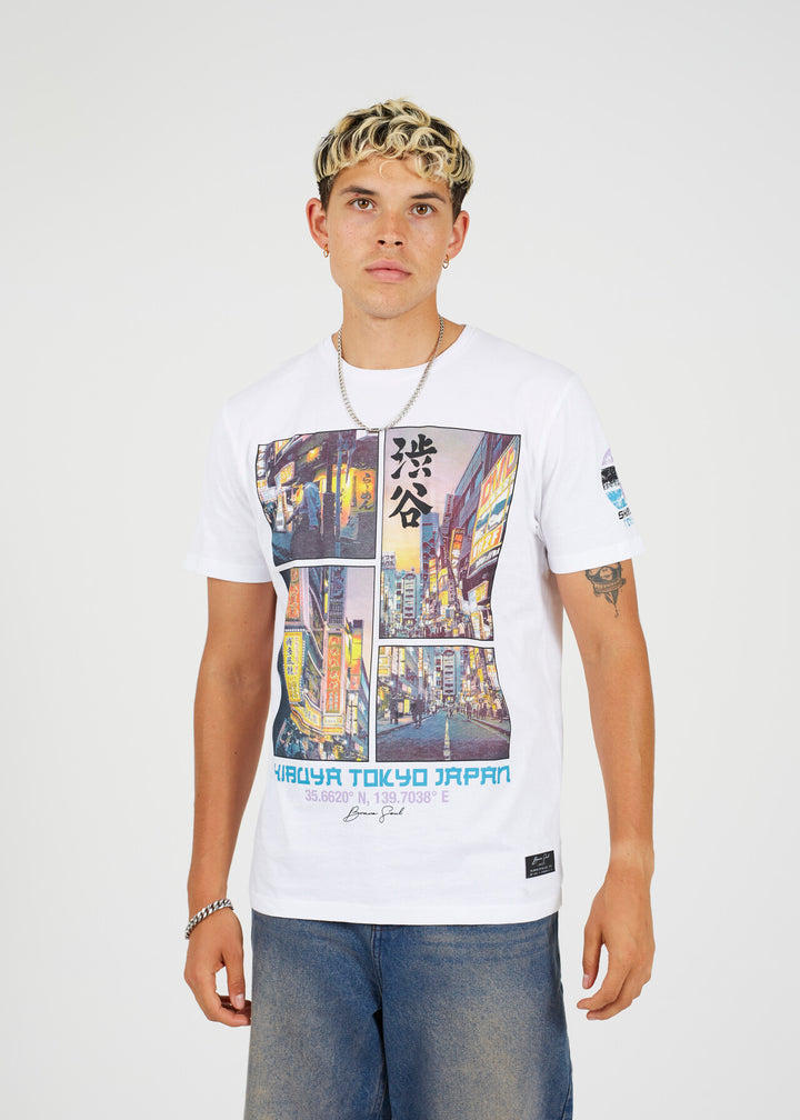 'TOKYO JAPAN' GRAPHIC PRINTED T-SHIRT