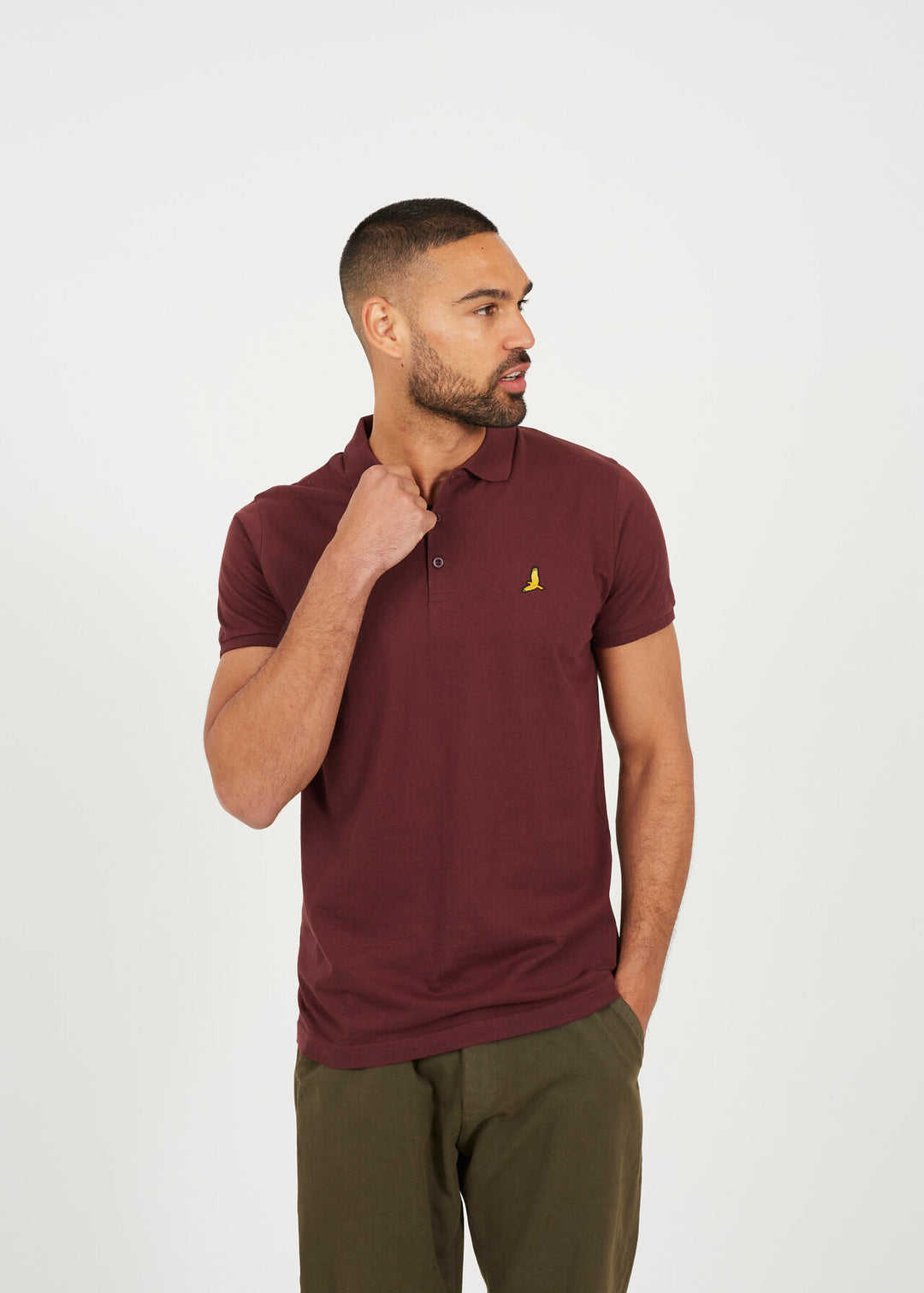 EMBROIDERED MULTIPACK POLO SHIRT, NAVY/KHAKI/BURGANDY