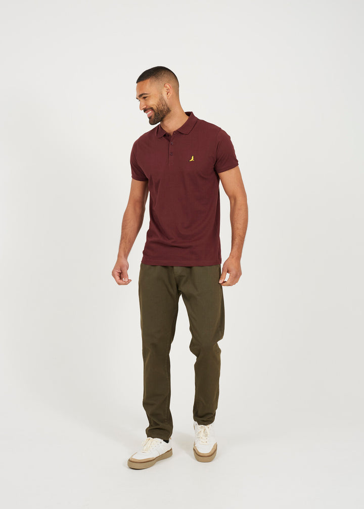 EMBROIDERED MULTIPACK POLO SHIRT, NAVY/KHAKI/BURGANDY
