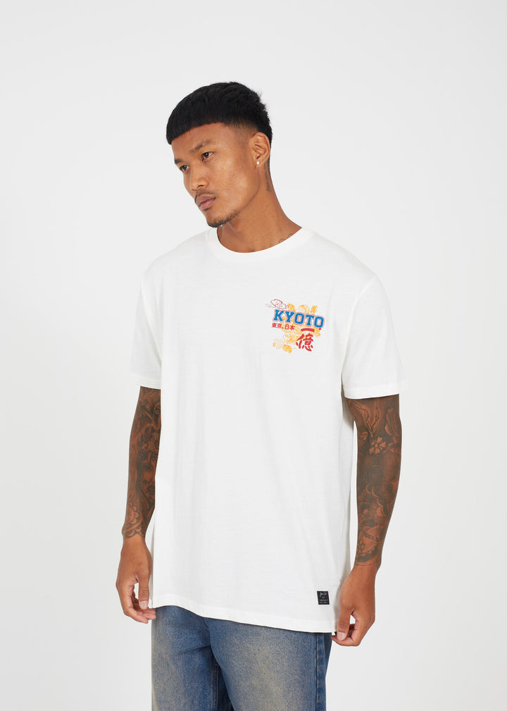 'KYOTO JAPAN' BACK PRINTED T-SHIRT