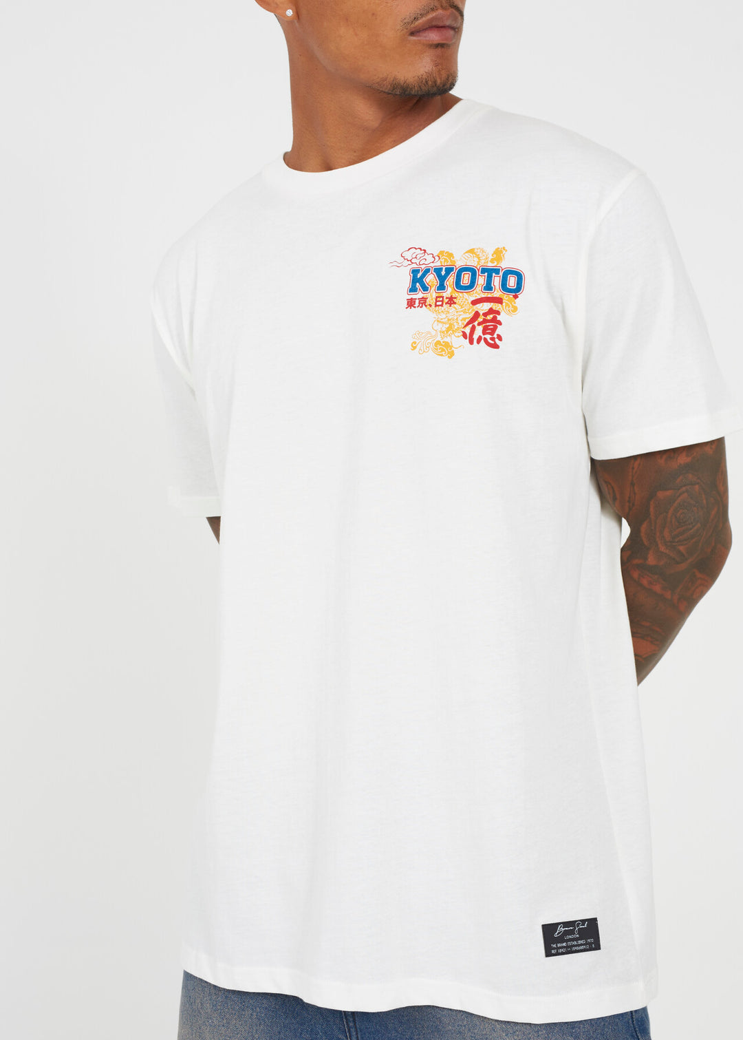 'KYOTO JAPAN' BACK PRINTED T-SHIRT