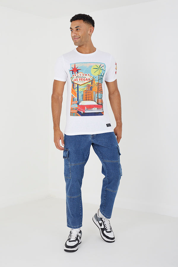 MENS BRAVE SOUL CREW NECK T-SHIRT