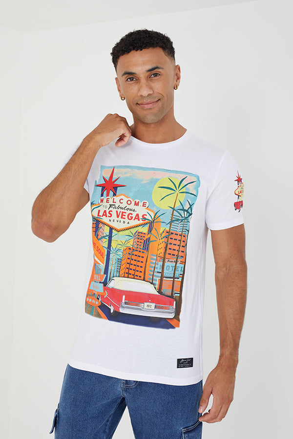 MENS BRAVE SOUL CREW NECK T-SHIRT