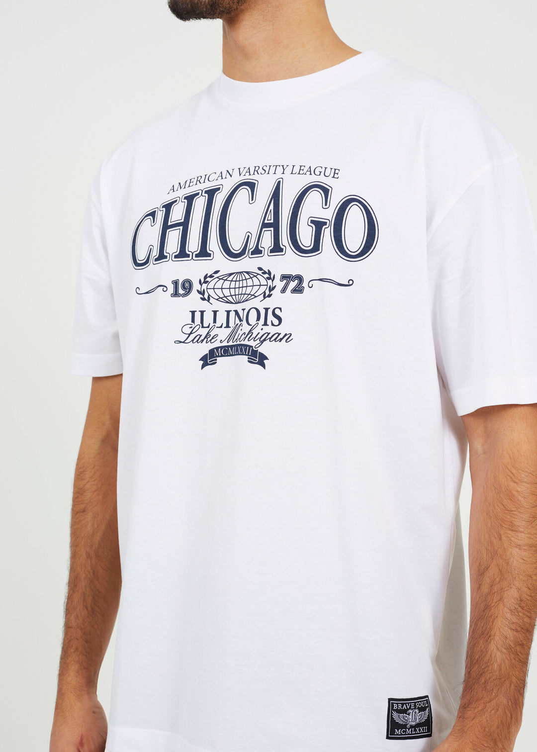 'CHICAGO' PRINTED RELAXED FIT T-SHIRT