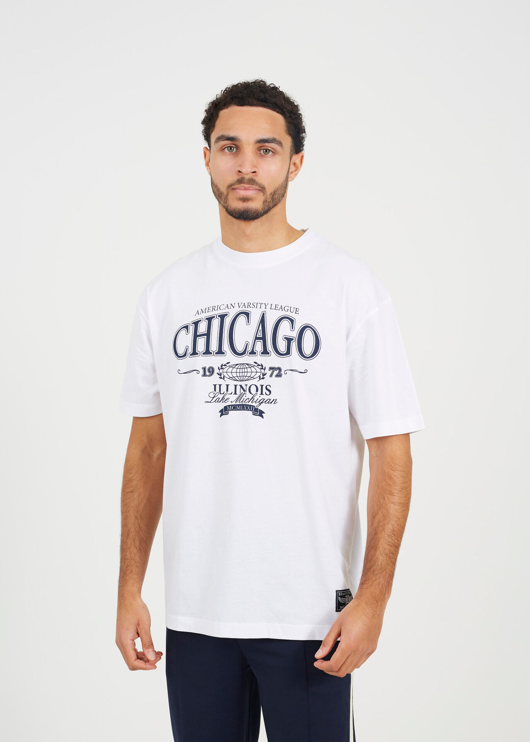 'CHICAGO' PRINTED RELAXED FIT T-SHIRT