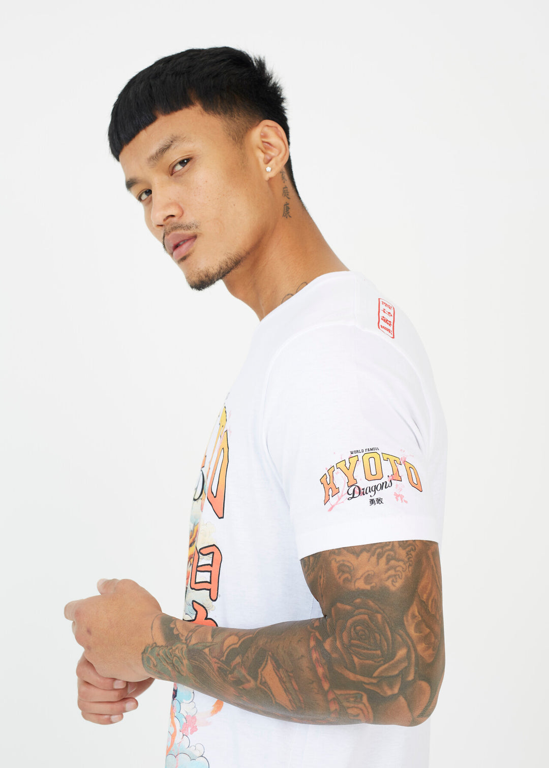 'KYOTO DRAGONS' PRINTED T-SHIRT