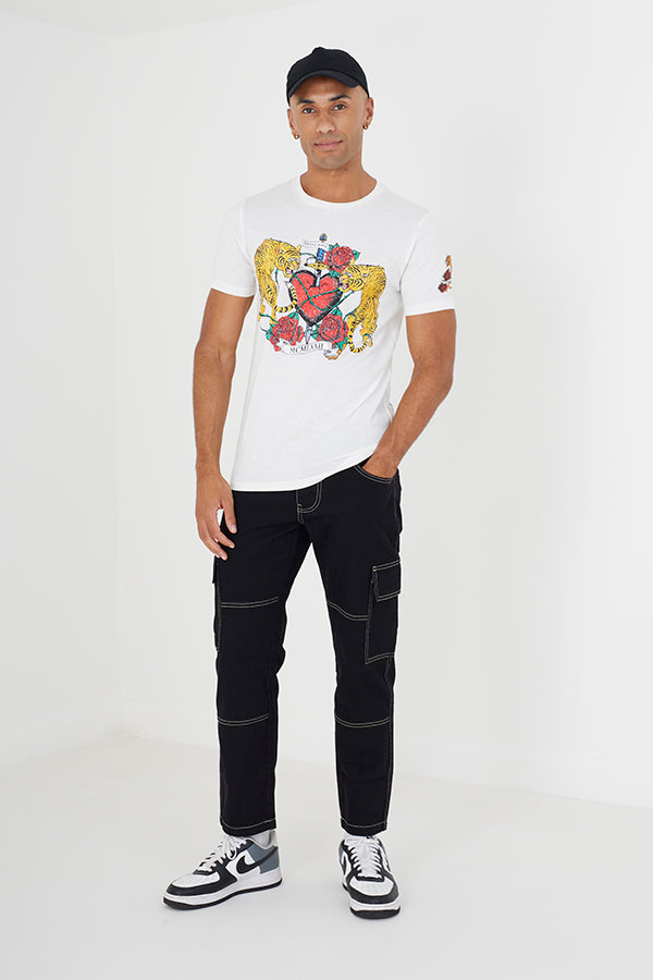 MENS BRAVE SOUL CREW NECK T-SHIRT