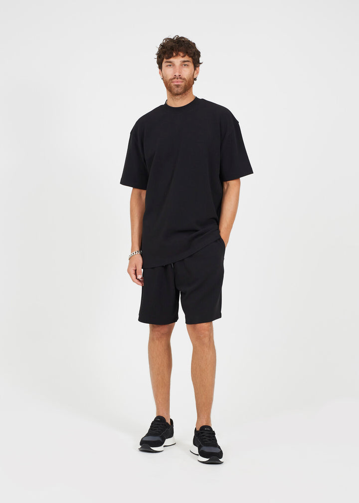 CRINKLED DROP SHOULDER T-SHIRT