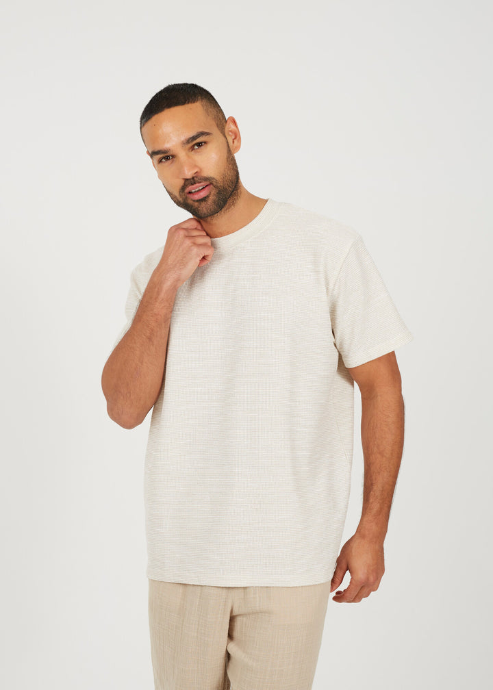 OVERSIZED MOCK NECK T-SHIRT
