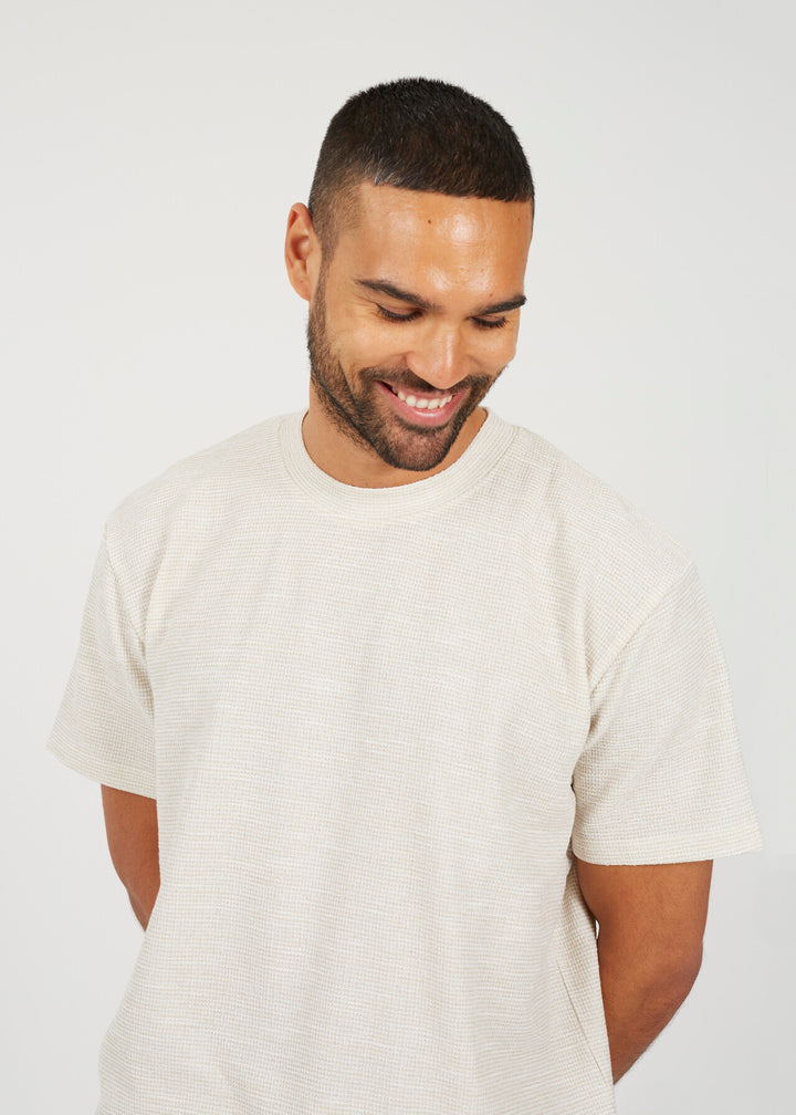 OVERSIZED MOCK NECK T-SHIRT