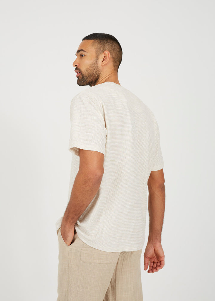 OVERSIZED MOCK NECK T-SHIRT