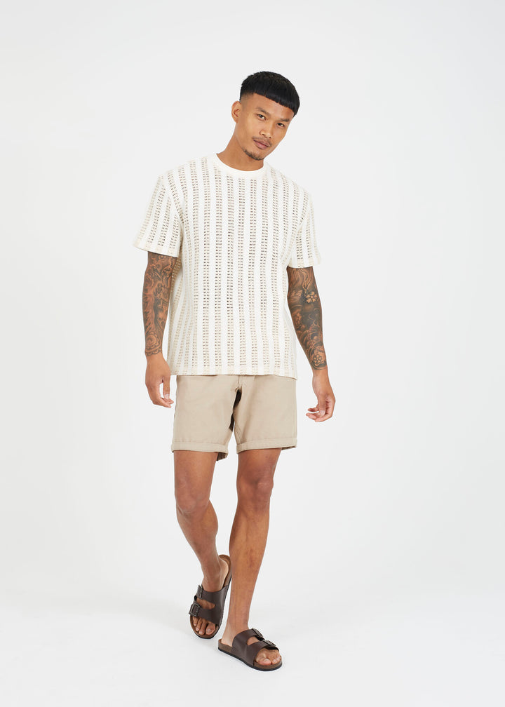 OPEN STITCH REGULAR FIT T-SHIRT