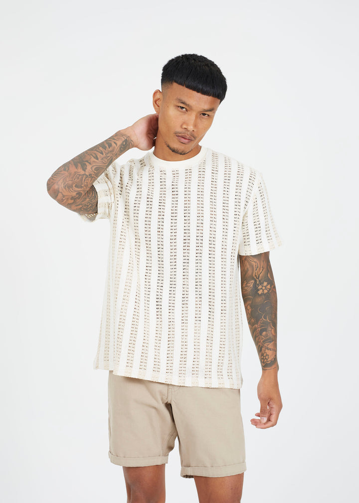 OPEN STITCH REGULAR FIT T-SHIRT