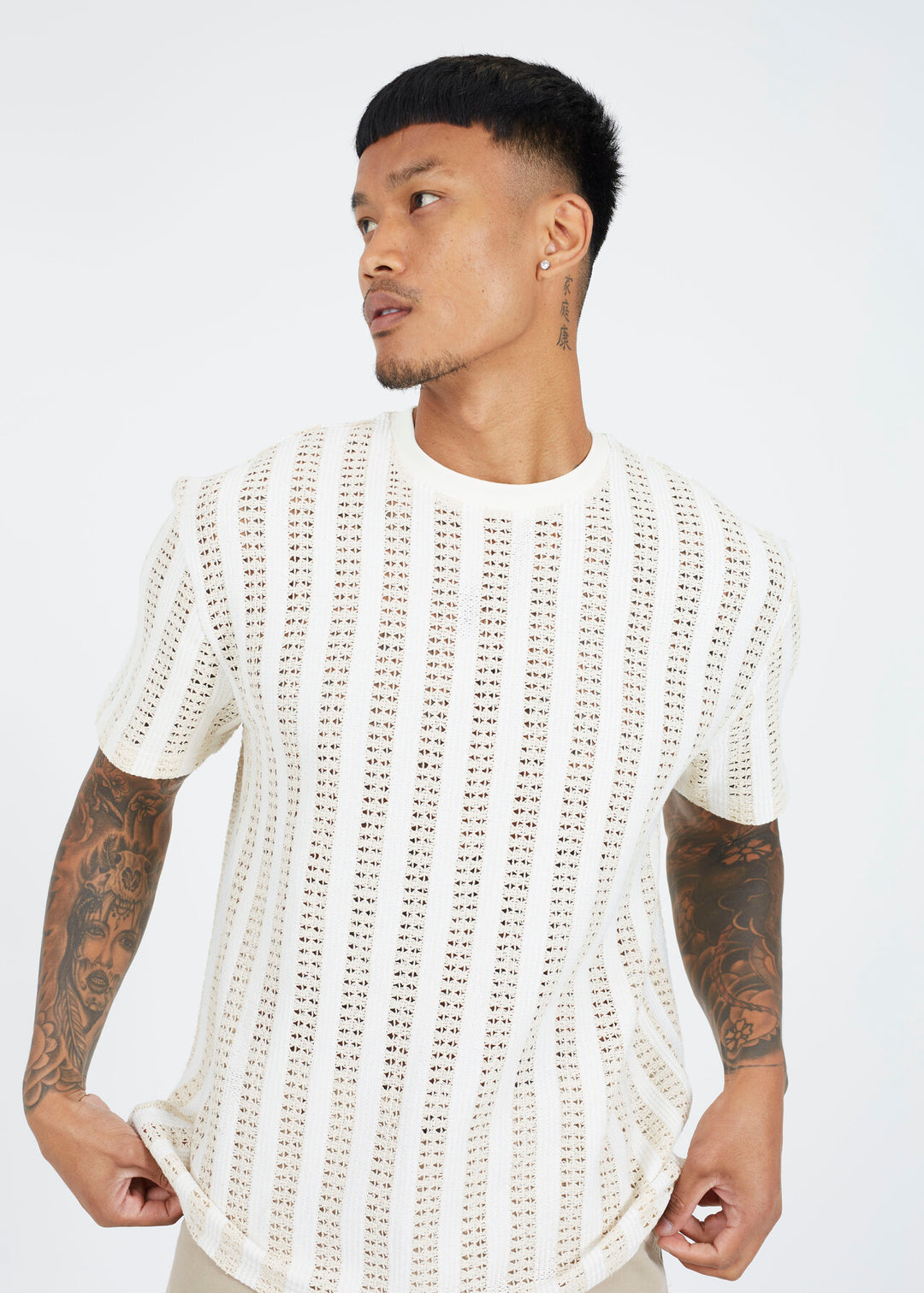 OPEN STITCH REGULAR FIT T-SHIRT
