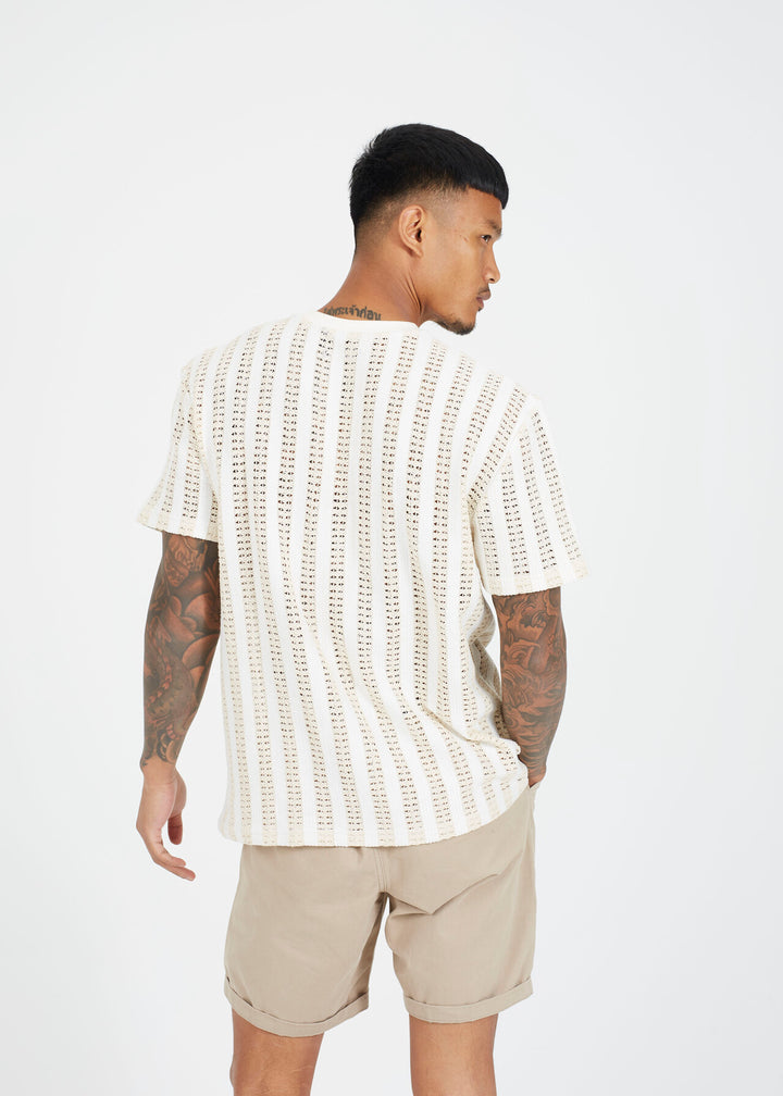 OPEN STITCH REGULAR FIT T-SHIRT