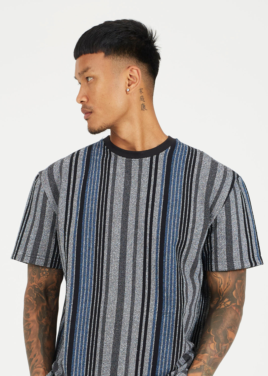 REGULAR FIT STRIPE T-SHIRT
