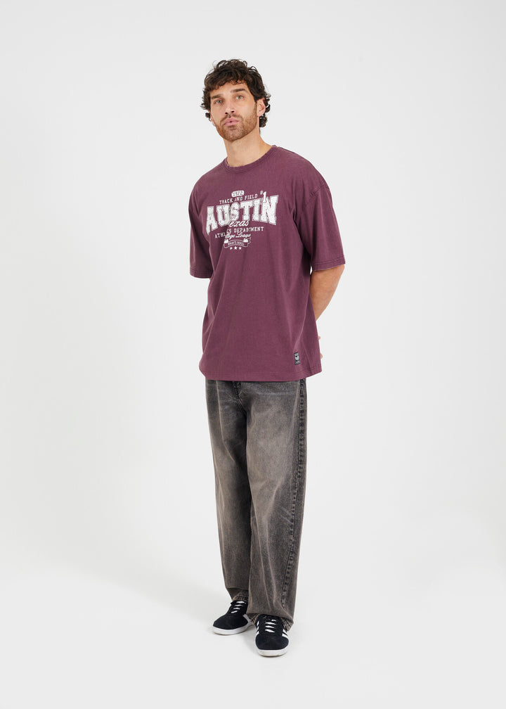 RELAXED FIT 'AUSTIN' PRINTED TEE