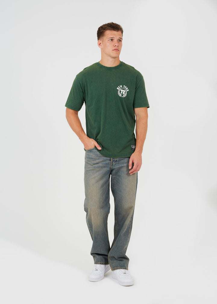 'NEW YORK' BACK PRINTED T-SHIRT
