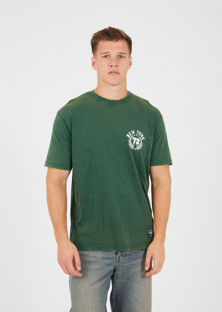 'NEW YORK' BACK PRINTED T-SHIRT
