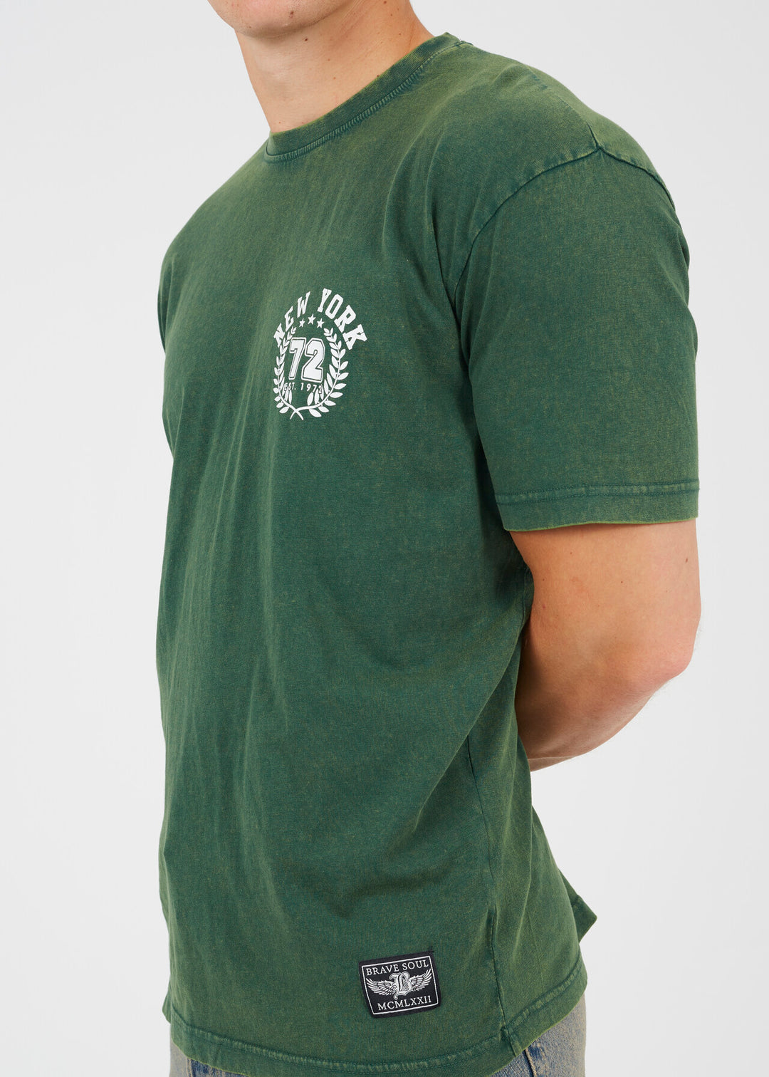 'NEW YORK' BACK PRINTED T-SHIRT