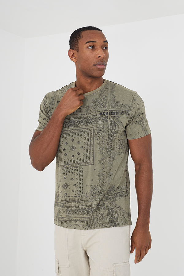 MENS BRAVE SOUL SHORT SLEEVE T-SHIRT