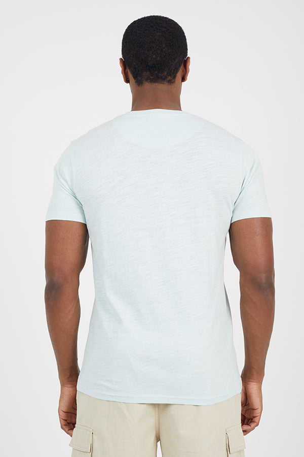 MENS SHORT SLEEVED V-NECK T-SHIRT