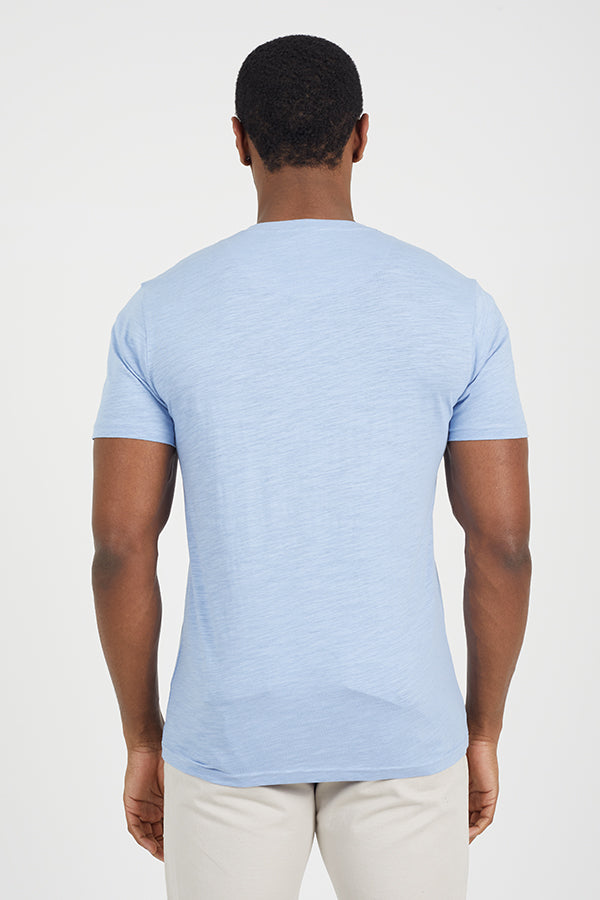 MENS SHORT SLEEVED V-NECK T-SHIRT