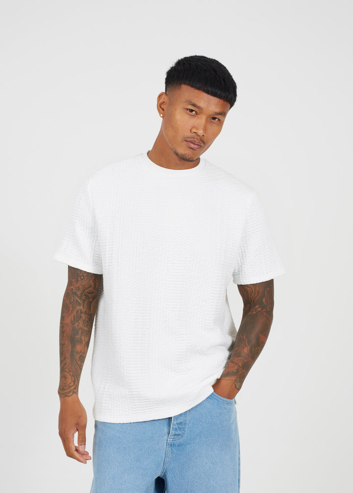 JACQUARD OVERSIZED T-SHIRT