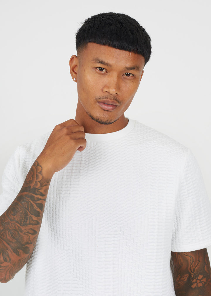 JACQUARD OVERSIZED T-SHIRT
