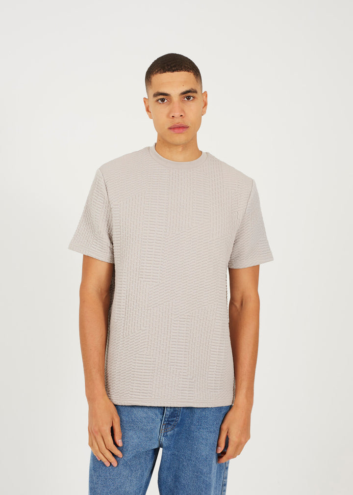 JACQUARD OVERSIZED T-SHIRT