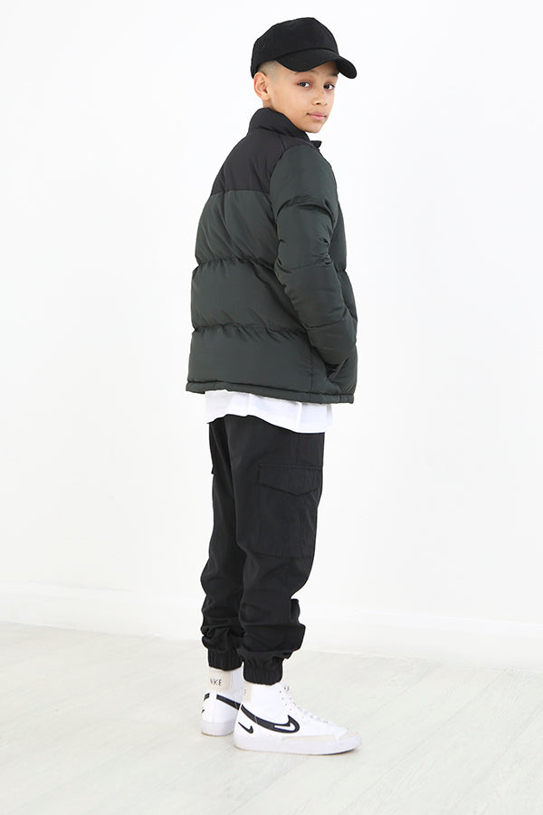 BLACK / KHAKI