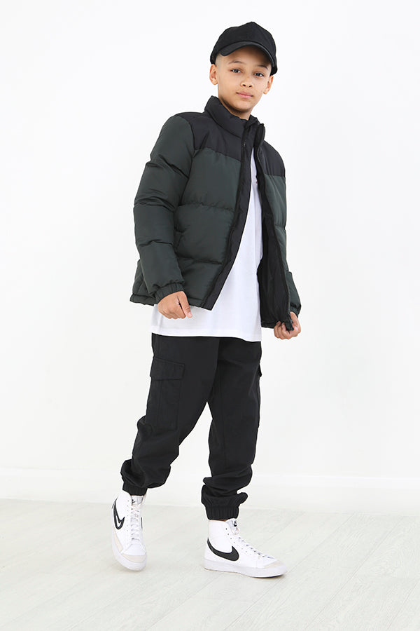 BLACK / KHAKI