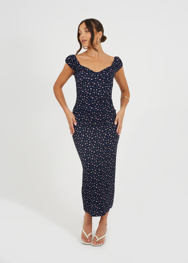 NAVY FLORAL