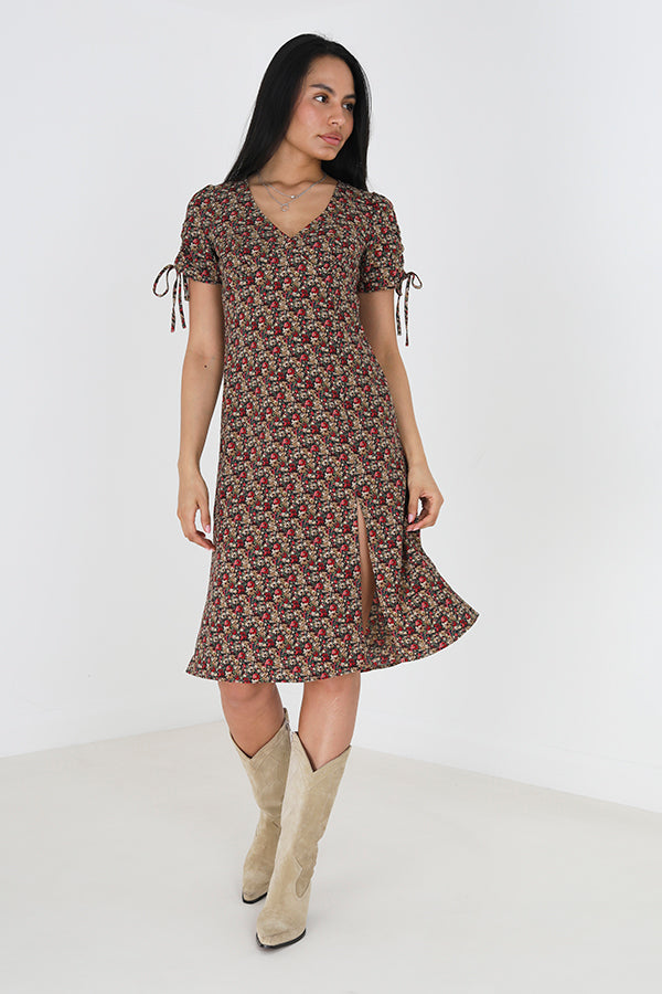 GREEN/MULTI FLORAL