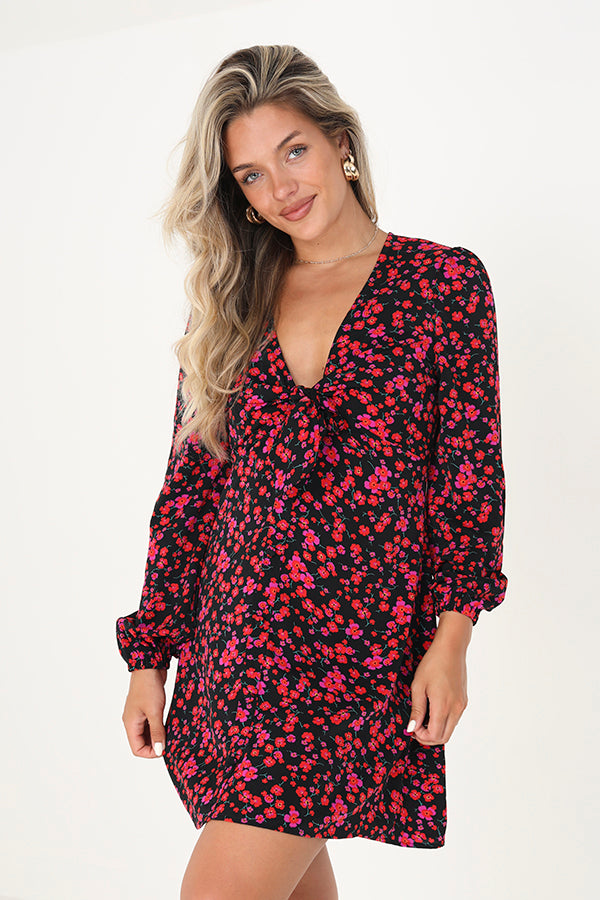 BLACK/RED PRINT