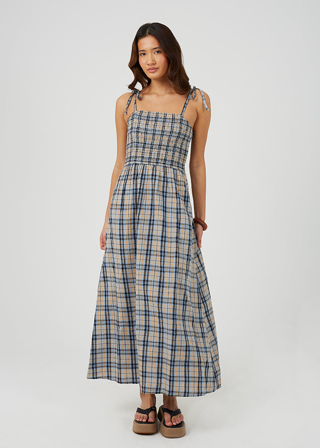 BLUE/BROWN CHECK