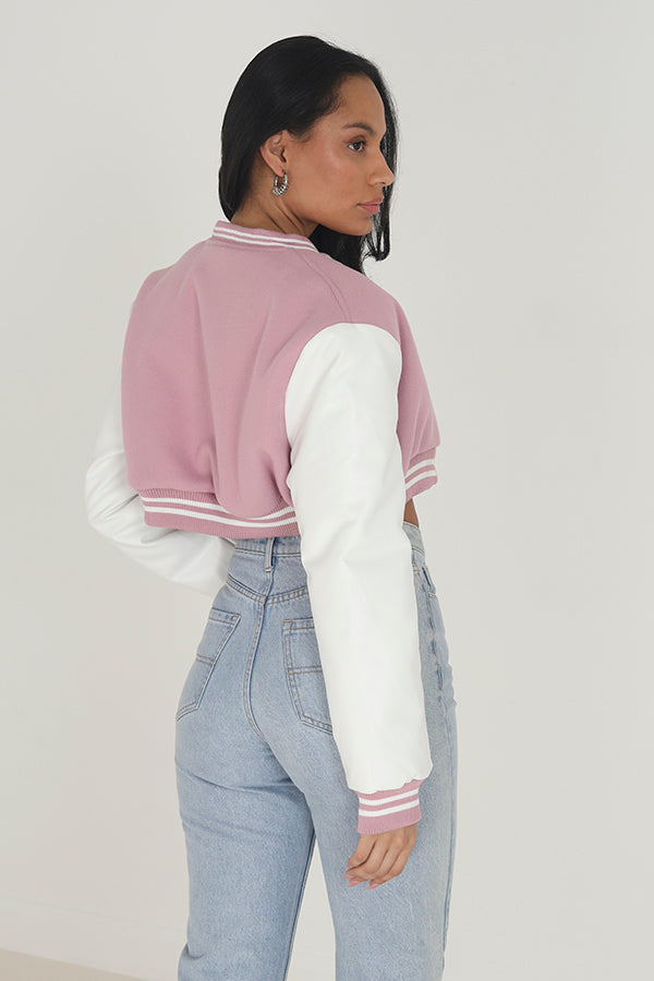 PINK / WHITE PU / PINK