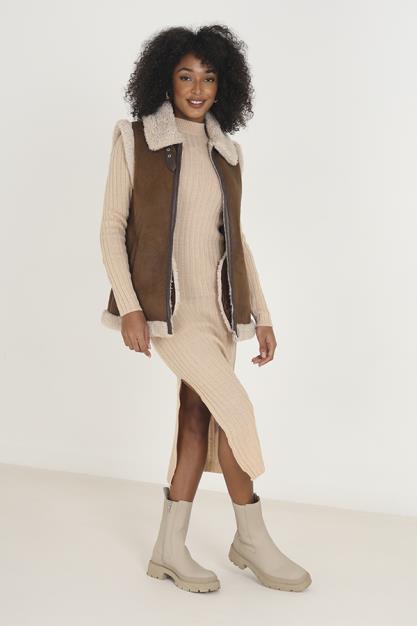 DARK TAN/ CREAM