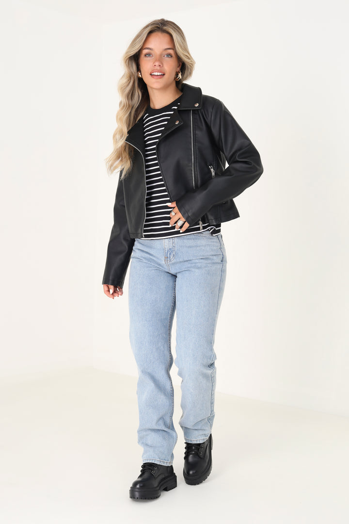 NAVY/CREAM STRIPE